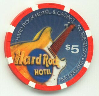 Las Vegas Hard Rock Hotel Rehab 2009 $5 Casino Chip