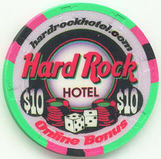 Las Vegas Hard Rock Online Bonus $10 Casino Chips