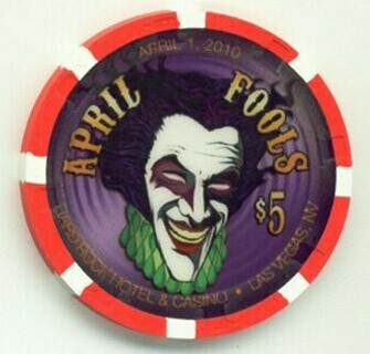 Hard Rock Hotel April Fools Day 2010 $5 Casino Chip