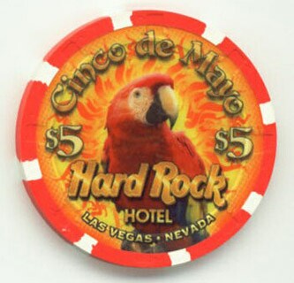 Hard Rock Cinco de Mayo 2007 $5 Casino Chip