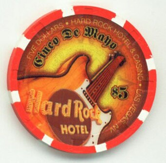Hard Rock Hotel Cinco De Mayo 2009 $5 Casino Chip