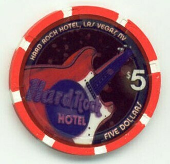 Hard Rock Hotel Halloween 2007 $5 Casino Chip