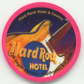Las Vegas Hard Rock Hotel Pindex Convention 2000 Casino Chip