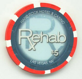 Hard Rock Hotel Rehab 2008 $5 Casino Chip
