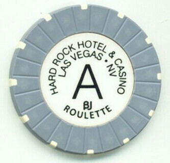 Hard Rock Hotel Roulette Casino Chip - Gray
