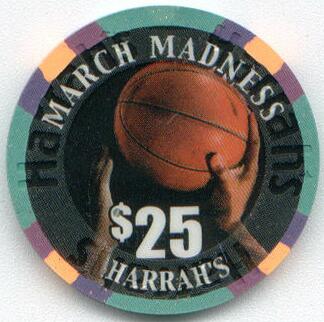 Harrah's March Madness 2000 $25 Casino Chip