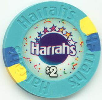 Las Vegas Harrah's $2 Poker Room Casino Chip 