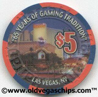 Harrah's 65th Anniversary 2002 $5 Casino Chip