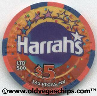 Las Vegas Harrah's Carnival Court 2002 $5 Casino Chip