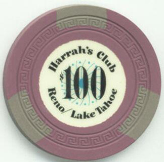 Harrah's Club 1950's $100 Casino Chip