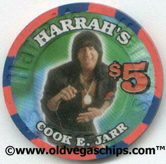 Las Vegas Harrah's Cook E. Jarr 2001 $5 Casino Chip