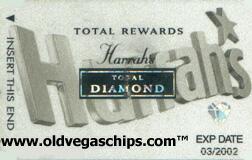 Harrah's Casino Total Diamond Slot Club Card