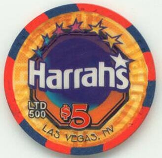 Las Vegas Harrah's Chinese New Year of the Horse 2002 $5 Casino Chip