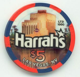 Las Vegas Harrah's Hotel 4th of July 2006 $5 Casino Chip