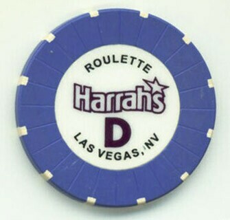 Harrah's Blue Roulette Chip