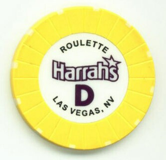 Harrah's Yellow Roulette Chip