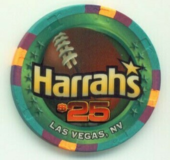 Harrah's Superbowl 2007 $25 Casino Chip