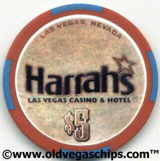 Las Vegas Harrah's Legends of the West $5 Casino Chip