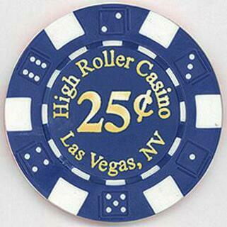High Roller Casino 25¢ Poker Chips