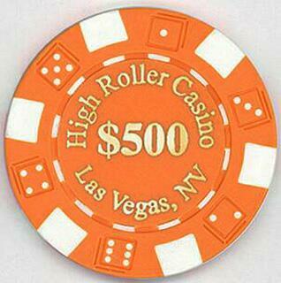 High Roller Casino $500 Poker Chip