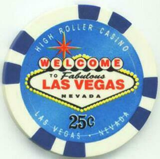 Las Vegas High Roller Casino VIP 25¢ Poker Chips