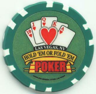 Hold 'Em or Fold 'Em $25 Poker Chips