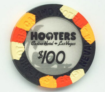 Hooters Casino $100 Casino Chip