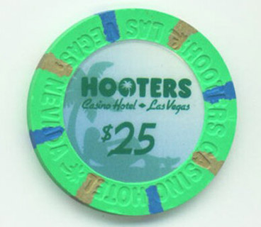 Hooters Casino $25 Casino Chip