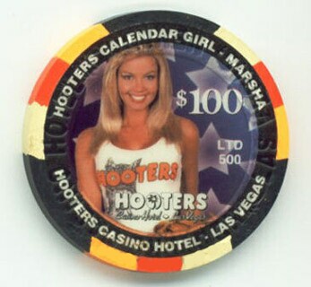 Las Vegas Hooters Casino 4th of July 2006 $100 Casino Chip