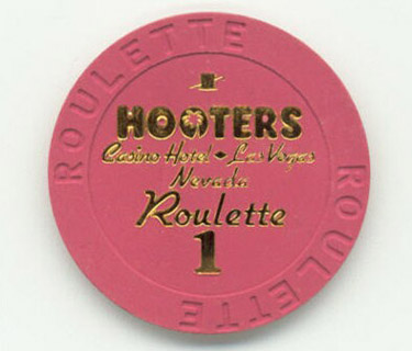 Hooters Casino Red Roulette Casino Chip