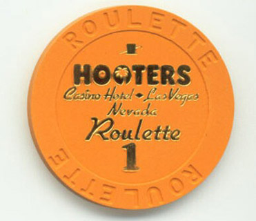 Hooters Casino Peach Roulette Casino Chip