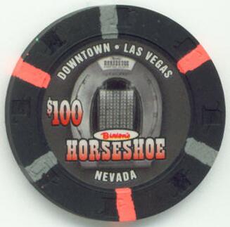 Binion's Horseshoe Million Dollar Display $100 Casino Chip