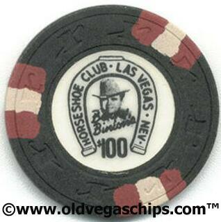 Binion's Horseshoe $100 Casino Chip