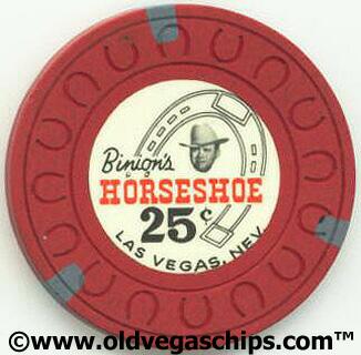 Binion's Horseshoe 25¢ Casino Chip