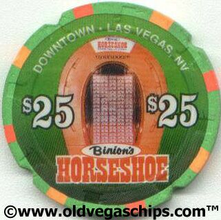 Binion's Horseshoe Sample $25 Casino Chip