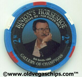 Binion's Horseshoe WSOP Winner Bill Smith $2.50 Casino Chip