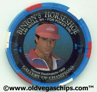 Binion's Horseshoe WSOP Winner Hamid Dastmalchi $2.50 Casino Chip