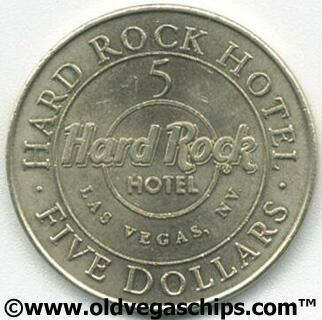 Hard Rock Hotel & Casino $5 Slot Token