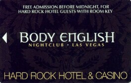 Hard Rock Hotel Room Key