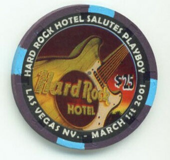 Las Vegas Hard Rock Hotel Playboy Bunny $25 Casino Chip 