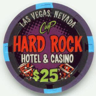 Las Vegas Hard Rock Coop 2005 $25 Casino Chip