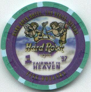 Hard Rock Hotel Fairway to Heaven 1997 $5 Casino Chip