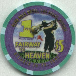 Las Vegas Hard Rock Hotel Fairway to Heaven 1997 $5 Casino Chip