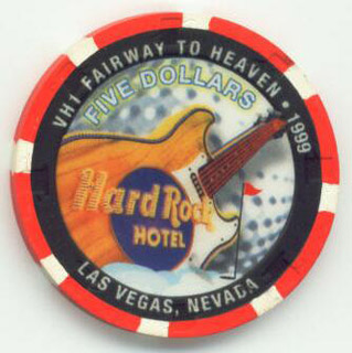 Las Vegas Hard Rock Hotel Fairway to Heaven 1999 $5 Casino Chip