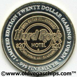 Las Vegas Hard Rock Hotel Fender Stratocaster $20 Silver Strike Token
