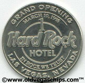 Las Vegas Hard Rock Hotel Grand Opening $1 Slot Token 