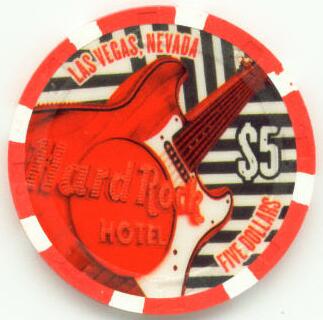 Hard Rock Green Day American Idiot 2004 $5 Casino Chip