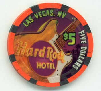 Hard Rock Hotel Halloween 2005 $5 Casino Chip