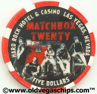 Hard Rock Matchbox Twenty $5 Casino Chip