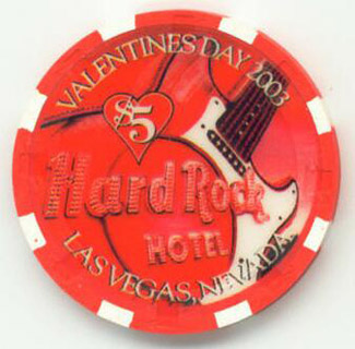 Hard Rock Melissa Etheridge 2003 $5 Chip